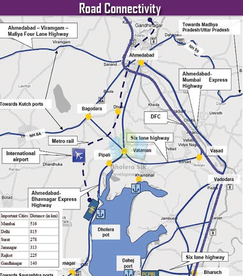 Road Connectivity Dholera SIR